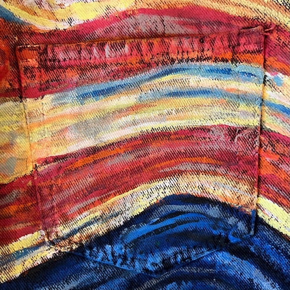 Hand-Painted Scream Pants - Picture 5 of 11